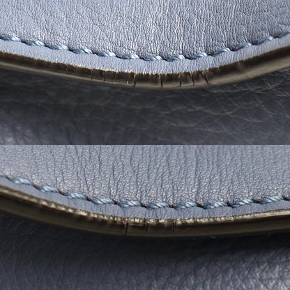 FENDI フェンディ ピーカブー レギュラー 2Wayショルダーバッグ ブルー 8BN290 レディース【中古】