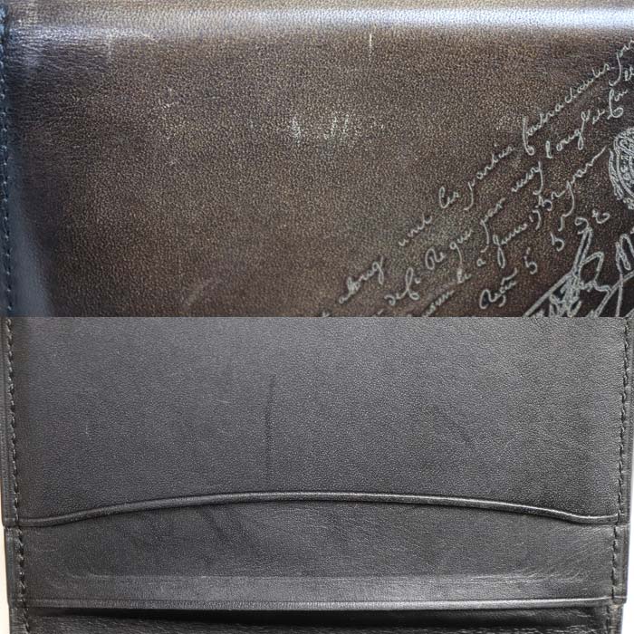 Berluti ベルルッティ カリグラフィー  IMBUIA 名刺入れ ブラウン メンズ【中古】