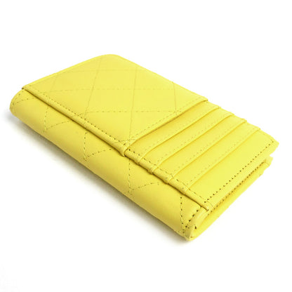 CHANEL シャネル フラグメントケース カードケース イエロー AP3820 レディース【中古】【美品】