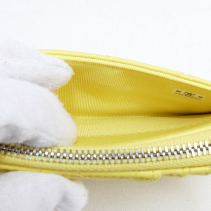 CHANEL シャネル フラグメントケース カードケース イエロー AP3820 レディース【中古】【美品】