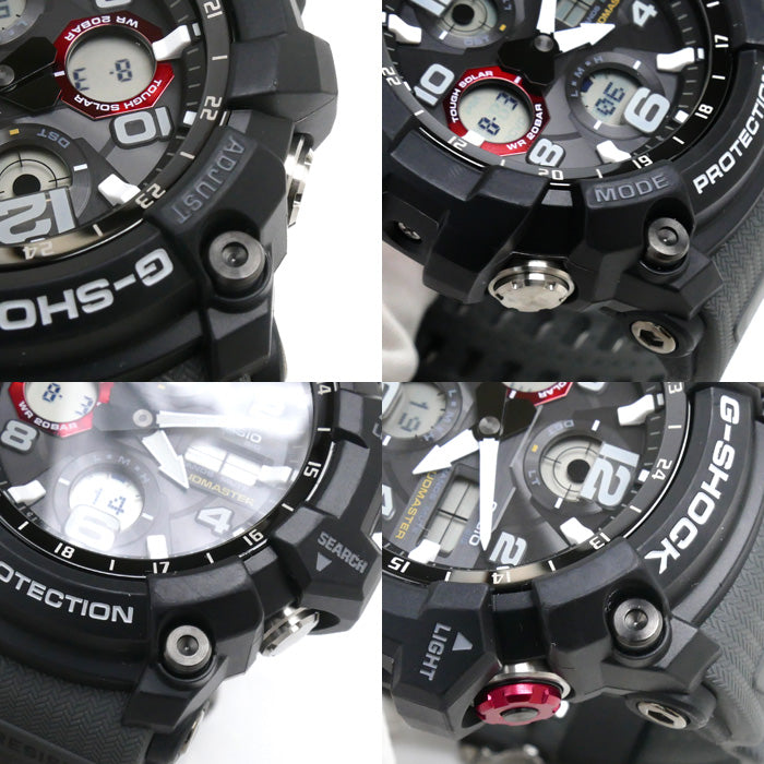CASIO カシオ G-SHOCK マッドマスター 腕時計 ソーラー GWG-100-1A8JF MULTIBAND6 メンズ【中古】