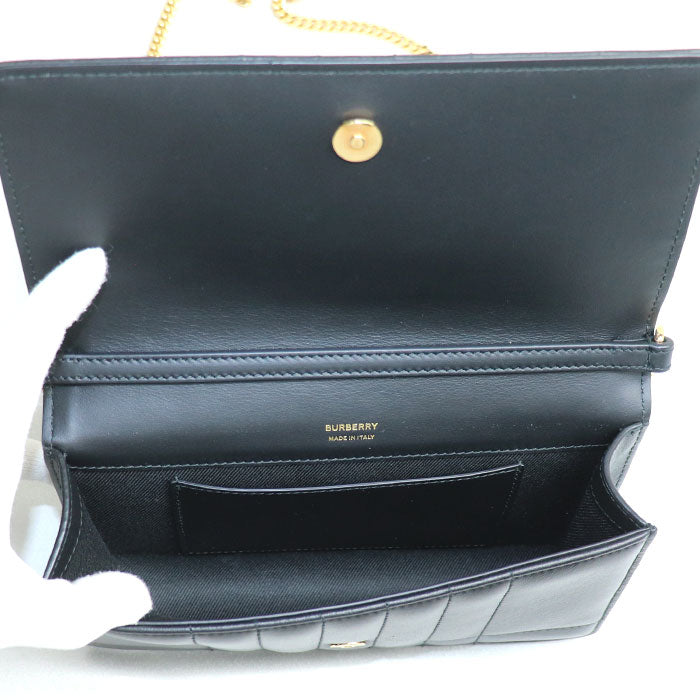 BURBERRY バーバリー ローラクラッチ ショルダーバッグ ブラック 80661761 レディース【中古】【美品】