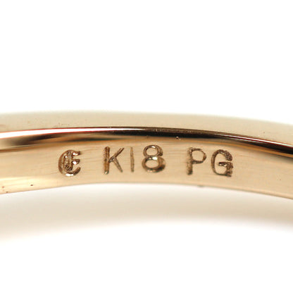 ESTELLE エステール  K18PG ピンクゴールド リング・指輪 ダイヤモンド 14号 2.8g レディース【中古】