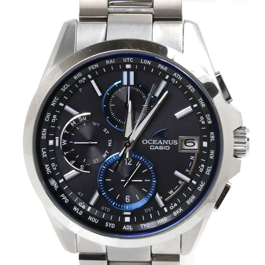 CASIO カシオ オシアナス 電波 腕時計 ソーラー OCW-T2600-1AJF メンズ【中古】