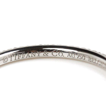 TIFFANY&Co. ティファニー K18WG ホワイトゴールド メトロ フルエタニティ リング・指輪 ダイヤモンド 6.5号 1.0g レディース【中古】【美品】