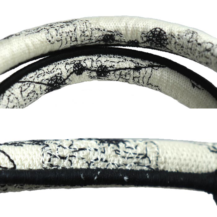 Christian Dior クリスチャンディオール ブックトート スモール トートバッグ ホワイト ブラック M1265ZRHZ M06E レディース【中古】【美品】