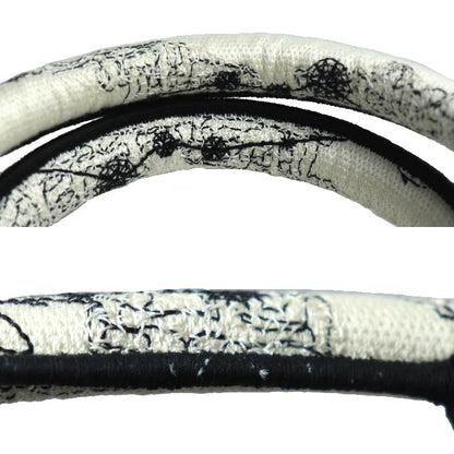 Christian Dior クリスチャンディオール ブックトート スモール トートバッグ ホワイト ブラック M1265ZRHZ M06E レディース【中古】【美品】