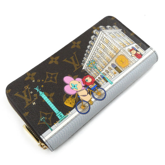 LOUIS VUITTON ルイ・ヴィトン ジッピーウォレット ヴィヴィエンヌ 長財布 ラウンドファスナー モノグラム ブラウン M81544 IC レディース【中古】【美品】