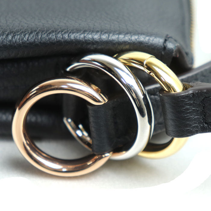 CARTIER カルティエ トリニティ ショルダーバッグ ブラック L1002468 ミニショルダー レディース【中古】【美品】