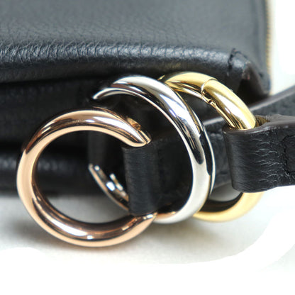 CARTIER カルティエ トリニティ ショルダーバッグ ブラック L1002468 ミニショルダー レディース【中古】【美品】