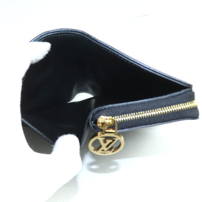 LOUIS VUITTON ルイ・ヴィトン ポルトフォイユ・ルー 二つ折り財布 ブラック M81599 IC レディース【中古】【美品】