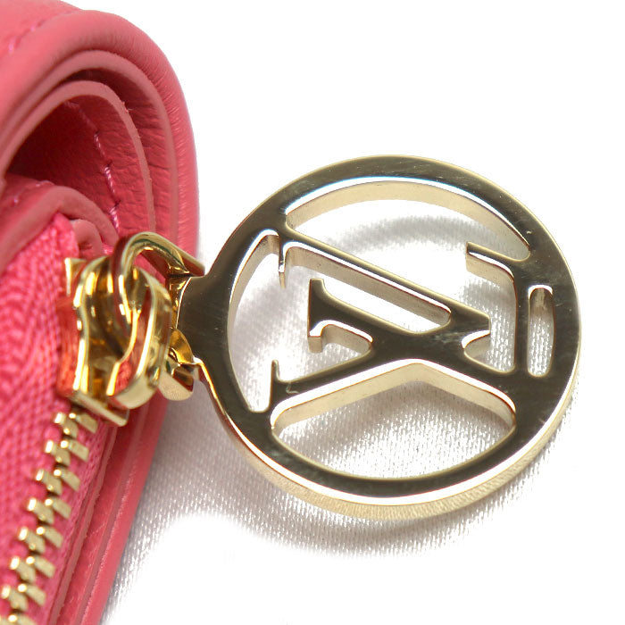 LOUIS VUITTON ルイ・ヴィトン ポルトフォイユ・ルー 二つ折り財布 ピンクスカイ M83105 IC レディース【中古】【極美品】