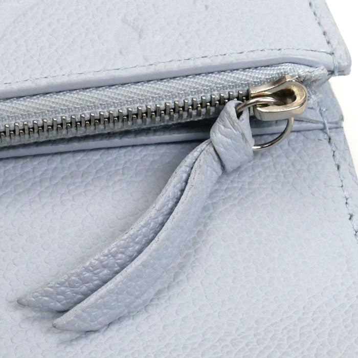 LOUIS VUITTON ルイ・ヴィトン ポルトモネ・ロザリ コインケース モノグラム アンプラント ウォッシュドブルー M83641 IC レディース【中古】