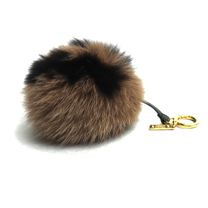 FENDI フェンディ フォックス ラムスキン ポンポンチャーム チャーム 7AR683 A3VC F0TWL レディース【中古】