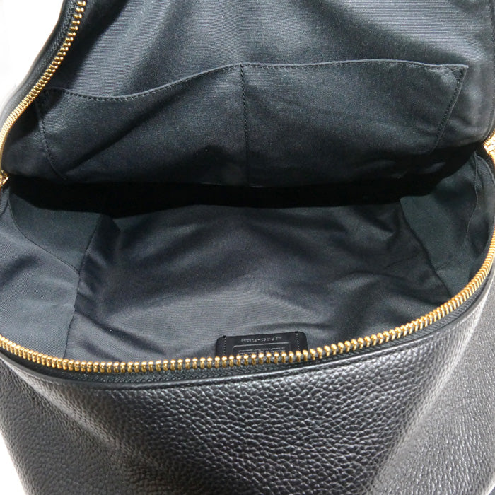 COACH コーチ チャーリー レザー バックパック リュック・デイパック ブラック F38288 レディース【中古】