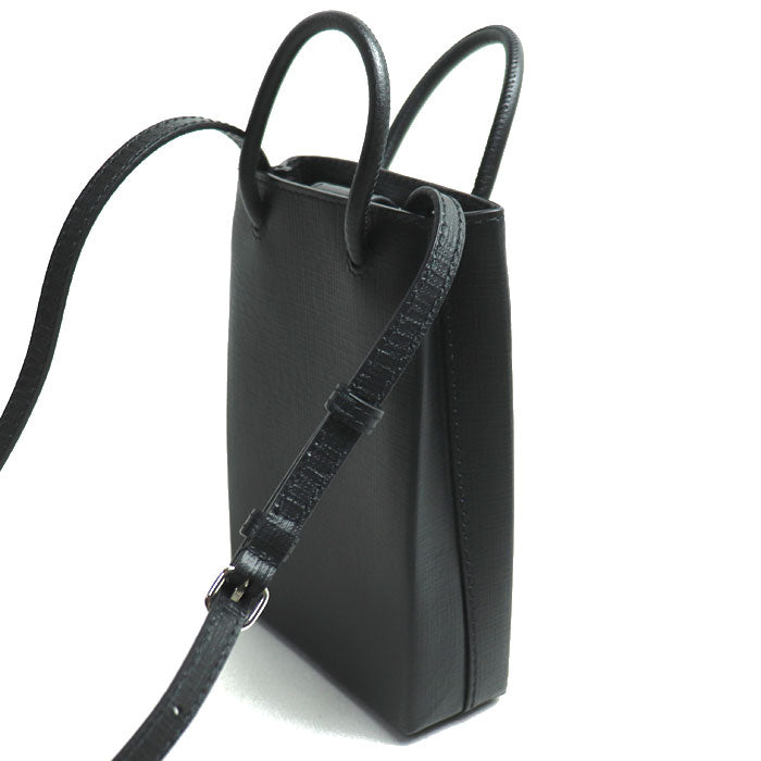 BALENCIAGA バレンシアガ ショッピング フォンホルダー 2Wayショルダーバッグ ブラック 593826 レディース【中古】
