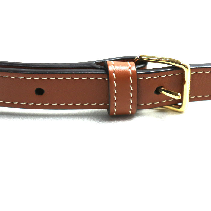 CELINE セリーヌ ミディアム フォルコ ショルダーバッグ ブラウン タン 191502BZJ.04LU レディース【中古】【美品】