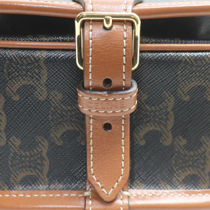 CELINE セリーヌ ミディアム フォルコ ショルダーバッグ ブラウン タン 191502BZJ.04LU レディース【中古】【美品】