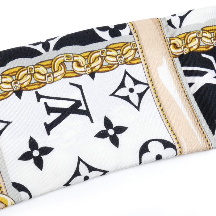 LOUIS VUITTON ルイ・ヴィトン バンドー・モノグラム コンフィデンシャル スカーフ ブラック マルチ M78656 IS4264 レディース【中古】