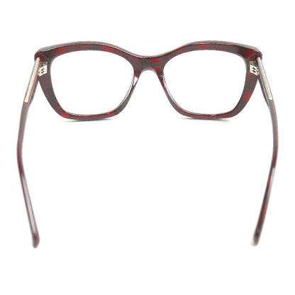 CHANEL シャネル キャッツアイ シェイプ オプティカル サングラス レッド 3460-A C.1665 52ロ17 140 レディース【中古】【美品】