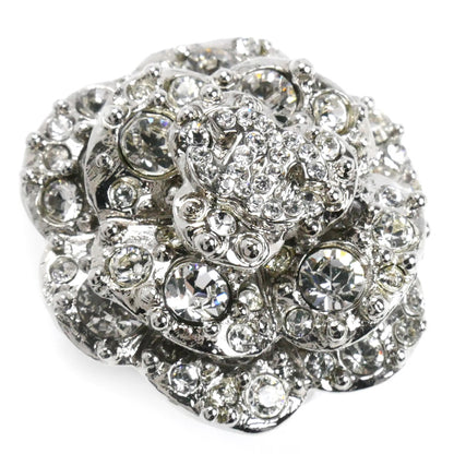 CHANEL シャネル メタル カメリア ココマーク フラワーモチーフ リング・指輪 A60223 14号 13.5g レディース【中古】