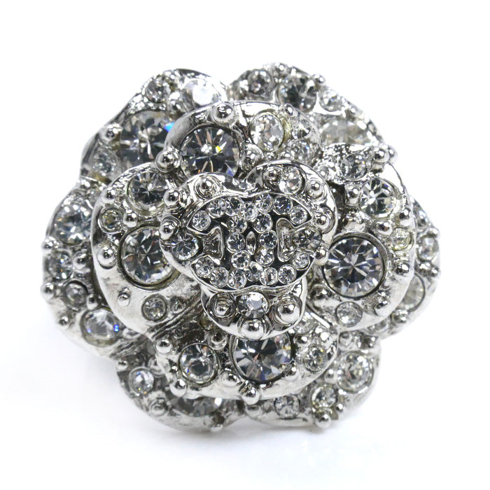 CHANEL シャネル メタル カメリア ココマーク フラワーモチーフ リング・指輪 A60223 14号 13.5g レディース【中古】
