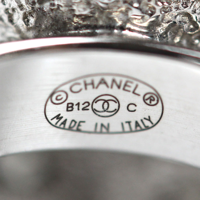 CHANEL シャネル メタル カメリア ココマーク フラワーモチーフ リング・指輪 A60223 14号 13.5g レディース【中古】