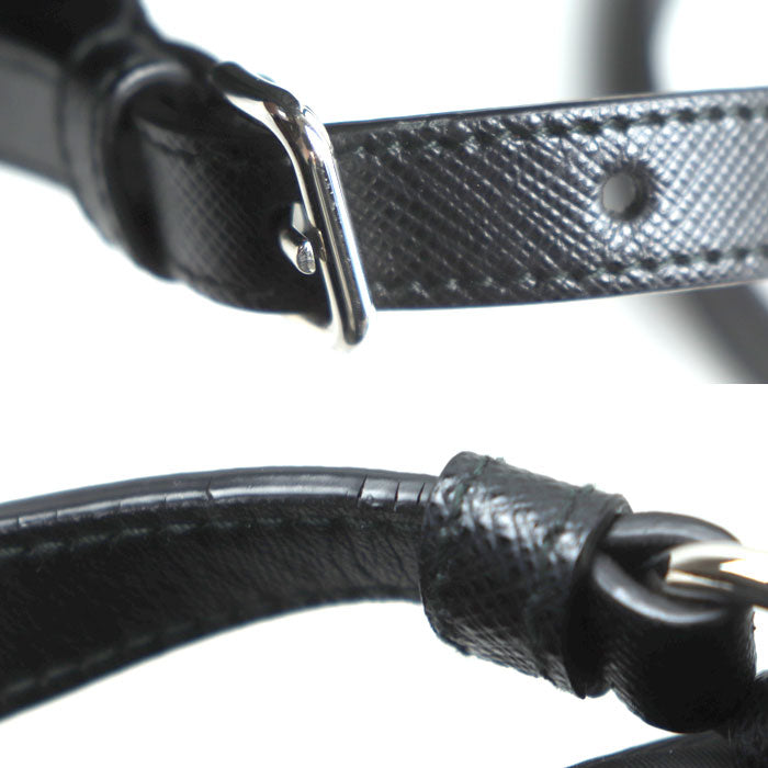 PRADA プラダ キルティング バックパック リュック・デイパック ブラック 1BZ066 2AS3 F0002 ミニリュック レディース【中古】