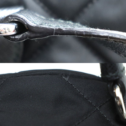 PRADA プラダ キルティング バックパック リュック・デイパック ブラック 1BZ066 2AS3 F0002 ミニリュック レディース【中古】