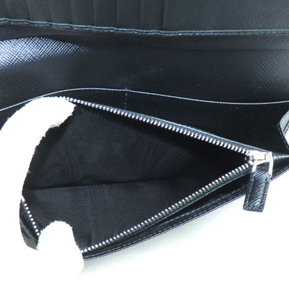 PRADA プラダ サフィアーノ レザー 長財布 ブラック 2MV836 メンズ【中古】