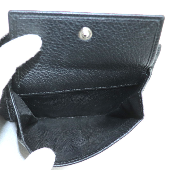 FENDI フェンディ セレリア 二つ折り財布 グレー 7M0194 O72 F0L6B メンズ【中古】