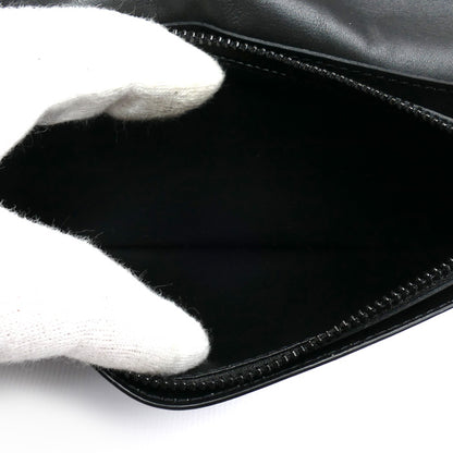 LOUIS VUITTON ルイ・ヴィトン ポルトフォイユ・ブラザ NM 長財布 LV アエログラム ブラック M69980 IC メンズ【中古】