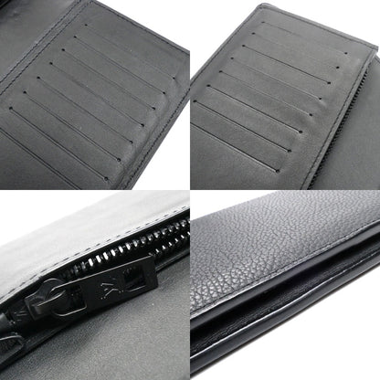 LOUIS VUITTON ルイ・ヴィトン ポルトフォイユ・ブラザ NM 長財布 LV アエログラム ブラック M69980 IC メンズ【中古】