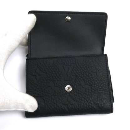 LOUIS VUITTON ルイ・ヴィトン ポルトフォイユ・パイロット 三つ折り財布 ブラック M82556 IC メンズ【中古】