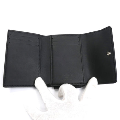 LOUIS VUITTON ルイ・ヴィトン ポルトフォイユ・パイロット 三つ折り財布 ブラック M82556 IC メンズ【中古】