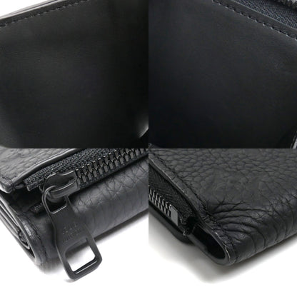 LOUIS VUITTON ルイ・ヴィトン ポルトフォイユ・パイロット 三つ折り財布 ブラック M82556 IC メンズ【中古】
