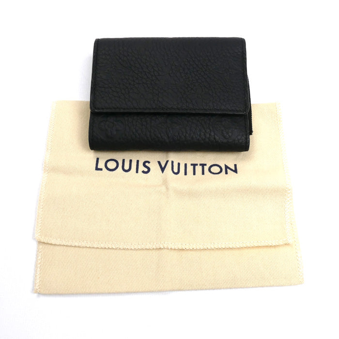 LOUIS VUITTON ルイ・ヴィトン ポルトフォイユ・パイロット 三つ折り財布 ブラック M82556 IC メンズ【中古】