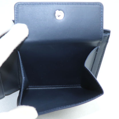 LOEWE ロエベ パズル バイフォールド コインウォレット 二つ折り財布 グリーン ベージュ ネイビー C510501X15 メンズ【中古】【美品】