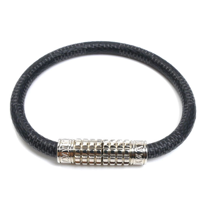 LOUIS VUITTON ルイ・ヴィトン ダミエグラフィットキャンバス ディジット  ダミエ・グラフィット ブレスレット M6626D BC0291 21cm メンズ【中古】