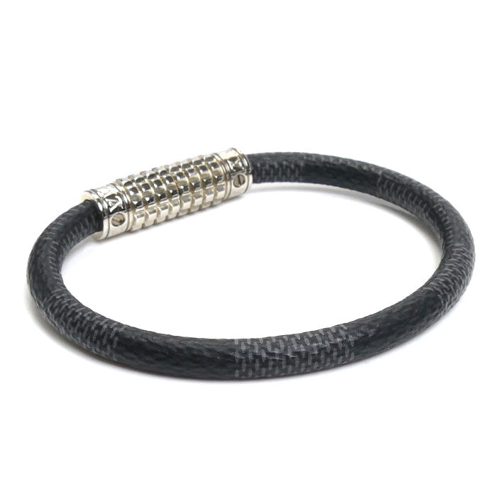 LOUIS VUITTON ルイ・ヴィトン ダミエグラフィットキャンバス ディジット  ダミエ・グラフィット ブレスレット M6626D BC0291 21cm メンズ【中古】