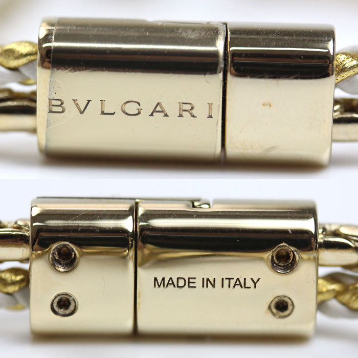 BVLGARI ブルガリ レザー GP セルペンティ フォーエバー  ブレスレット 16.5cm XS レディース【中古】