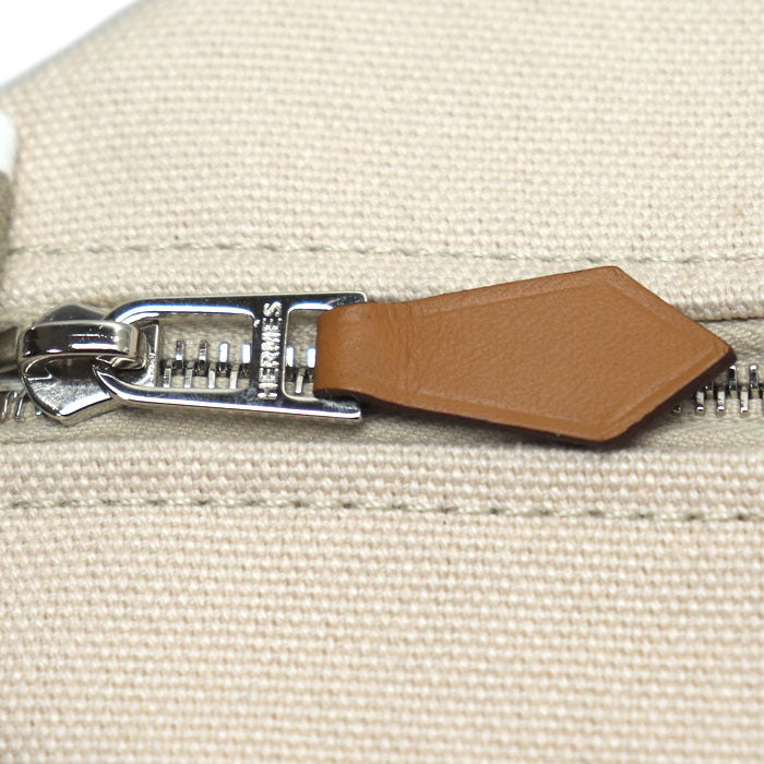 HERMES エルメス ブリッド ア ブラック GM ポーチ ベージュ ナチュラル H104223M 01 レディース【中古】【極美品】