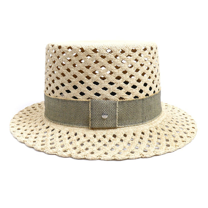 HERMES エルメス エレオノーラ パナマハット ハット ナチュラル 
57 レディース【未使用】【買取品】