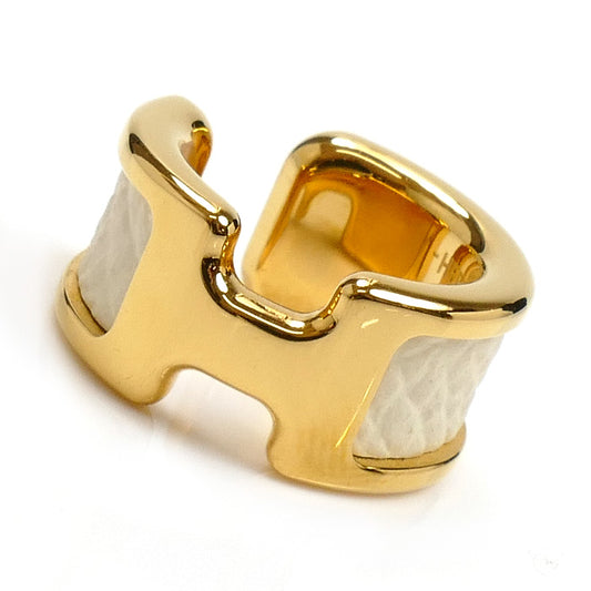 HERMES エルメス ヴォーエプソン イヤーカフ オランプPM イヤリング 3.9g レディース【中古】【美品】