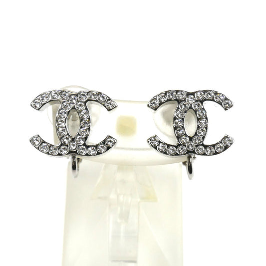 CHANEL シャネル メタル ココマーク ラインストーン イヤリング ABF152 8.8g レディース【中古】【美品】