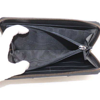 GUCCI グッチ GGマーモント 長財布 ラウンドファスナー ホワイト ブラック 443123 レディース【中古】【美品】