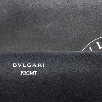 BVLGARI ブルガリ フラグメントコラボ クラッチバッグ ブラック 288581 IC メンズ【中古】