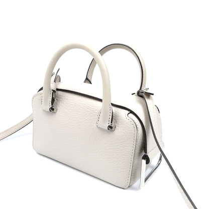 DELVAUX クールボックス ナノ 2Wayショルダーバッグ ベージュ AA0669AQY085YPA 訳アリ レディース【中古】【美品】