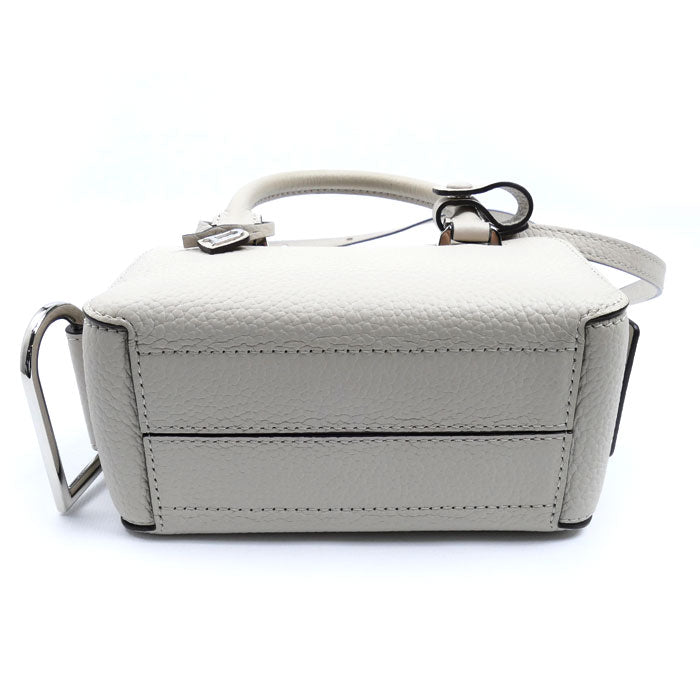 DELVAUX クールボックス ナノ 2Wayショルダーバッグ ベージュ AA0669AQY085YPA 訳アリ レディース【中古】【美品】