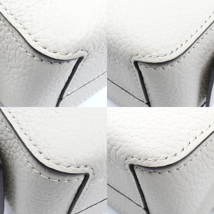 DELVAUX クールボックス ナノ 2Wayショルダーバッグ ベージュ AA0669AQY085YPA 訳アリ レディース【中古】【美品】